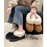 スエード調 ショートムートンブーツ厚底靴 | SUNSHINE CLOSET | 詳細画像16 