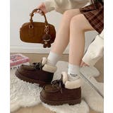 厚底ムートンブーツもこもこショートブーツ | SUNSHINE CLOSET | 詳細画像12 