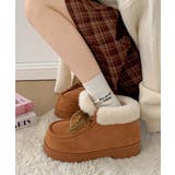 厚底ムートンブーツもこもこショートブーツ | SUNSHINE CLOSET | 詳細画像17 