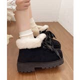 厚底ムートンブーツもこもこショートブーツ | SUNSHINE CLOSET | 詳細画像4 