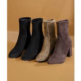 ショートブーツ スエードストレッチブーツ | SUNSHINE CLOSET | 詳細画像14