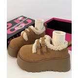 ダブルベルトボアムートンシューズ 厚底靴 | SUNSHINE CLOSET | 詳細画像18