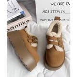 ダブルベルトボアムートンシューズ 厚底靴 | SUNSHINE CLOSET | 詳細画像19