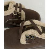 ダブルベルトボアムートンシューズ 厚底靴 | SUNSHINE CLOSET | 詳細画像21