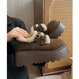 ダブルベルトボアムートンシューズ 厚底靴 | SUNSHINE CLOSET | 詳細画像5