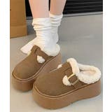 ボア厚底モカシンレディースサボサンダル冬 | SUNSHINE CLOSET | 詳細画像11