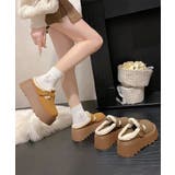 ボア厚底モカシンレディースサボサンダル冬 | SUNSHINE CLOSET | 詳細画像17