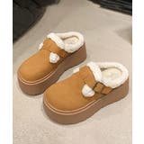 ボア厚底モカシンレディースサボサンダル冬 | SUNSHINE CLOSET | 詳細画像19