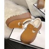 ボア厚底モカシンレディースサボサンダル冬 | SUNSHINE CLOSET | 詳細画像20