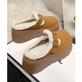 ボア厚底モカシンレディースサボサンダル冬 | SUNSHINE CLOSET | 詳細画像21