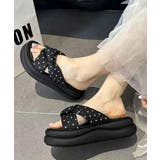 レディースボリュームソールサンダル 大人可愛いつっかけサンダル 歩きやすいスリッ… | SUNSHINE CLOSET | 詳細画像12 