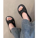 レディースボリュームソールサンダル 大人可愛いつっかけサンダル 歩きやすいスリッ… | SUNSHINE CLOSET | 詳細画像24 