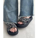 レディースボリュームソールサンダル 大人可愛いつっかけサンダル 歩きやすいスリッ… | SUNSHINE CLOSET | 詳細画像37 