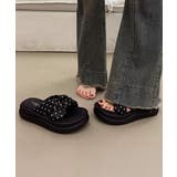 レディースボリュームソールサンダル 大人可愛いつっかけサンダル 歩きやすいスリッ… | SUNSHINE CLOSET | 詳細画像5 