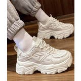 ボリュームソールシューズ スポーティー 美脚厚底靴 | SUNSHINE CLOSET | 詳細画像1 