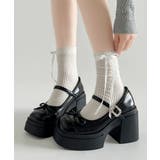 レディース チャンキーヒール 厚底メリージェーンシューズ | SUNSHINE CLOSET | 詳細画像1