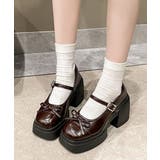 レディース チャンキーヒール 厚底メリージェーンシューズ | SUNSHINE CLOSET | 詳細画像16
