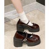 レディース チャンキーヒール 厚底メリージェーンシューズ | SUNSHINE CLOSET | 詳細画像17