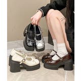 レディース チャンキーヒール 厚底メリージェーンシューズ | SUNSHINE CLOSET | 詳細画像20