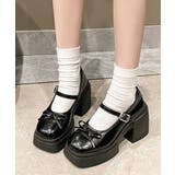 レディース チャンキーヒール 厚底メリージェーンシューズ | SUNSHINE CLOSET | 詳細画像3