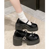 レディース チャンキーヒール 厚底メリージェーンシューズ | SUNSHINE CLOSET | 詳細画像4