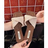 ぺたんこサンダル 編み込みミュール カジュアル | SUNSHINE CLOSET | 詳細画像10