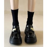 レディース ボリュームソール靴スクール風パンプス トラックソール | SUNSHINE CLOSET | 詳細画像17