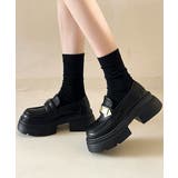 レディース ボリュームソール靴スクール風パンプス トラックソール | SUNSHINE CLOSET | 詳細画像4