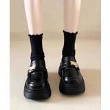 レディース ボリュームソール靴スクール風パンプス トラックソール | SUNSHINE CLOSET | 詳細画像7