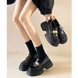 レディース ボリュームソール靴スクール風パンプス トラックソール | SUNSHINE CLOSET | 詳細画像8