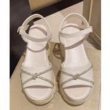 アンクルスストラップサンダル エレガント ラインストーンリボンサマーサンダル | SUNSHINE CLOSET | 詳細画像19