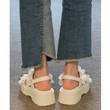 レディース厚底ストラップサンダル コンフォートサンダル歩きやすい フェミニンサマ… | SUNSHINE CLOSET | 詳細画像4 