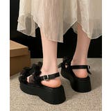 レディース厚底ストラップサンダル コンフォートサンダル歩きやすい フェミニンサマ… | SUNSHINE CLOSET | 詳細画像7 