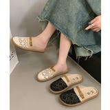 リネンライク レース調フラットサンダルナチュラル 美脚サマーサンダル通気性ぺたん… | SUNSHINE CLOSET | 詳細画像11 