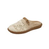 リネンライク レース調フラットサンダルナチュラル 美脚サマーサンダル通気性ぺたん… | SUNSHINE CLOSET | 詳細画像25 