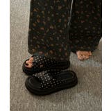 厚底ミュールサンダルレディース 韓国風リゾートサンダル クロススリッパ | SUNSHINE CLOSET | 詳細画像13