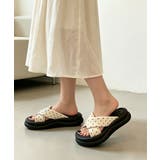 厚底ミュールサンダルレディース 韓国風リゾートサンダル クロススリッパ | SUNSHINE CLOSET | 詳細画像19