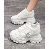 レディースボリュームソールスニーカー カジュアル厚底靴歩きやすい レトロスポーツ… | SUNSHINE CLOSET | 詳細画像10
