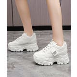 レディースボリュームソールスニーカー カジュアル厚底靴歩きやすい レトロスポーツ… | SUNSHINE CLOSET | 詳細画像11