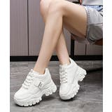 レディースボリュームソールスニーカー カジュアル厚底靴歩きやすい レトロスポーツ… | SUNSHINE CLOSET | 詳細画像12