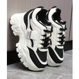レディースボリュームソールスニーカー カジュアル厚底靴歩きやすい レトロスポーツ… | SUNSHINE CLOSET | 詳細画像16