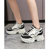 レディースボリュームソールスニーカー カジュアル厚底靴歩きやすい レトロスポーツ… | SUNSHINE CLOSET | 詳細画像3