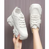 レディースボリュームソールスニーカー カジュアル厚底靴歩きやすい レトロスポーツ… | SUNSHINE CLOSET | 詳細画像8