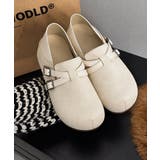 インヒール厚底靴 ラウンドトゥスリッポンレトロカジュアルモカシン ダブルベルトモ… | SUNSHINE CLOSET | 詳細画像13 