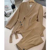 ベルト付きウエストマーク ロングジャケット ゆったり | SUNSHINE CLOSET | 詳細画像22 