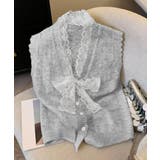 ニットベストネックラインレースニットジレ | SUNSHINE CLOSET | 詳細画像12 