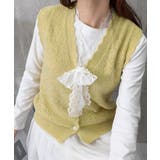 ニットベストネックラインレースニットジレ | SUNSHINE CLOSET | 詳細画像21 