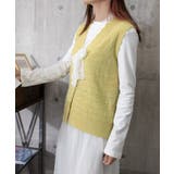 ニットベストネックラインレースニットジレ | SUNSHINE CLOSET | 詳細画像22 