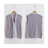 ニットベストネックラインレースニットジレ | SUNSHINE CLOSET | 詳細画像24 
