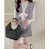 ニットベストネックラインレースニットジレ | SUNSHINE CLOSET | 詳細画像6 